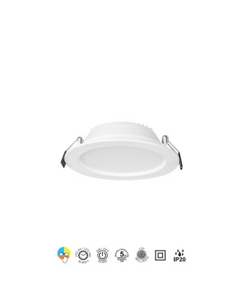 NASAO * EMPOTRABLE LED CCT 15W BLANCO